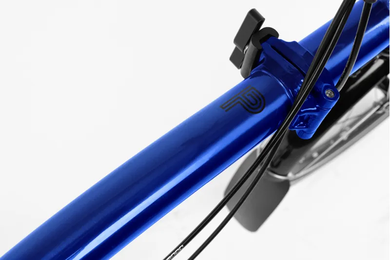 Brompton M4L P Line Urban 2024 Folding Bike Bolt Blue Lacquer 50T